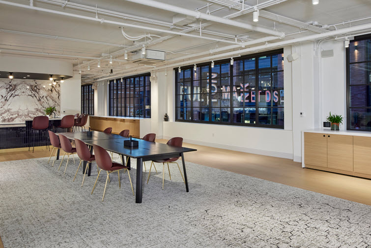 Sustainable elegance in showroom